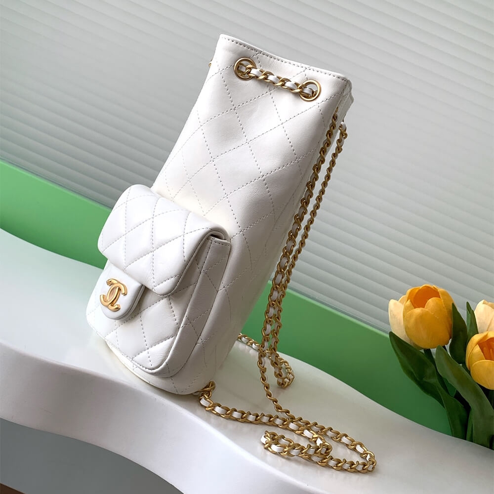 Chanel Backpack AS5310 – White - Image 2