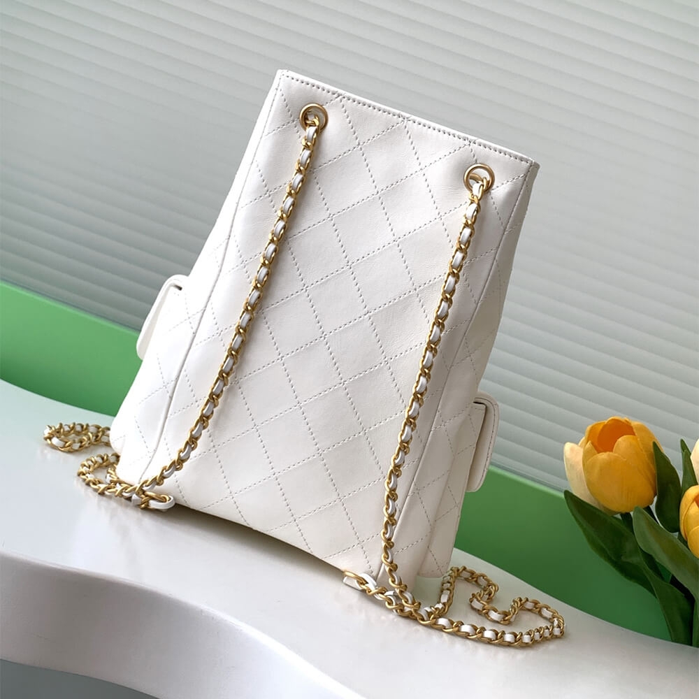 Chanel Backpack AS5310 – White - Image 3