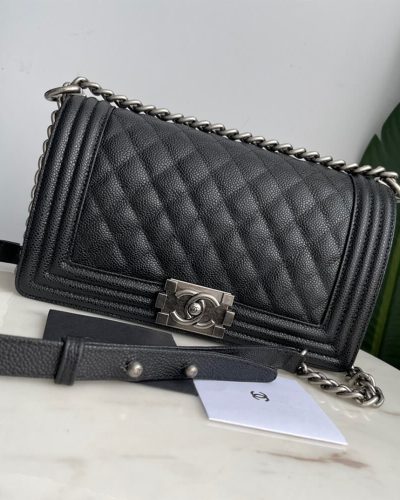Chanel Boy 1:1 Mirror Quality Handbag A67086 – Black