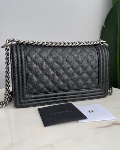 Chanel Boy 1-1 Mirror Quality Handbag A67086 – Black2