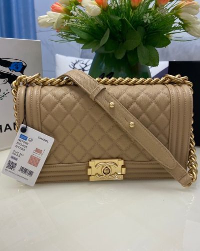 Chanel Boy Handbag A67086 – Apricot