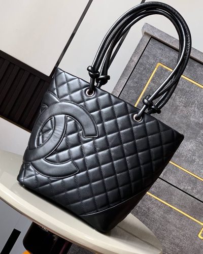 Chanel Cambon Line Medium Tote – All Black