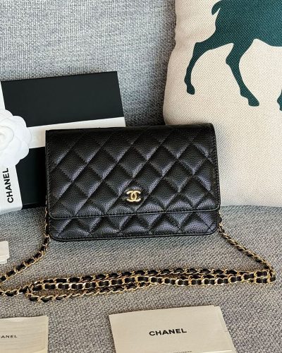 Chanel Classic Chain Wallet AP0250 – Black