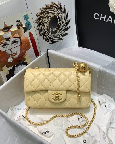Chanel Classic Flap Shoulder Bag – Yellow