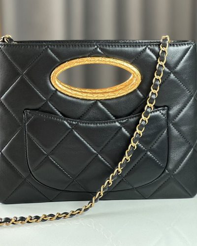 Chanel Clutch AS5038 – Black Lambskin