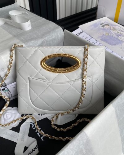 Chanel Clutch AS5038 – White3