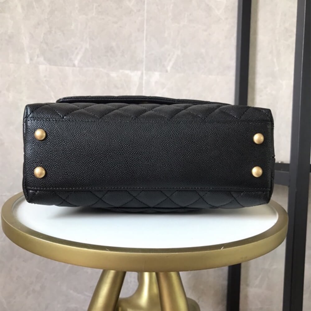 Chanel Coco Handle PM Flap 1:1 Replica Shoulder Bag – Black - Image 4