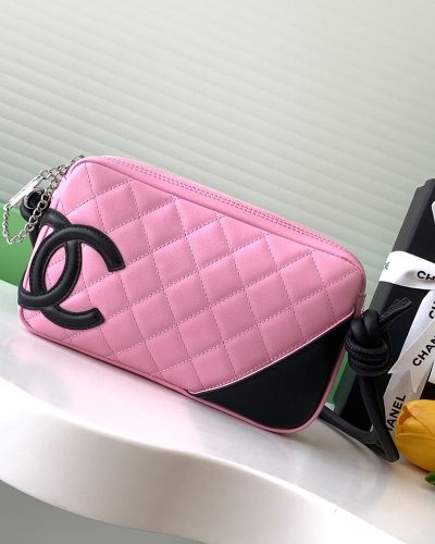 Chanel Mini Cambon Camera Bag – Pink & Black
