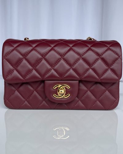 Chanel Mini Flap Bag AS1116 – Claret