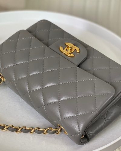 Chanel Mini Flap Bag AS1116 – Grey Lambskin1