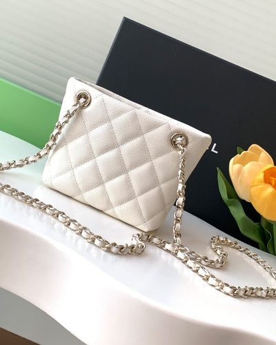 Chanel Mini Tote Bag AS4422 – White2