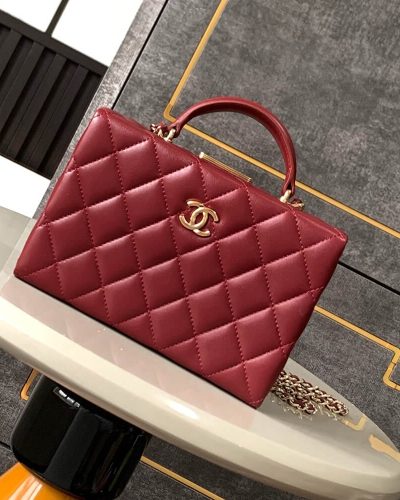 Chanel Small Box Bag AS5167 – Wine Red