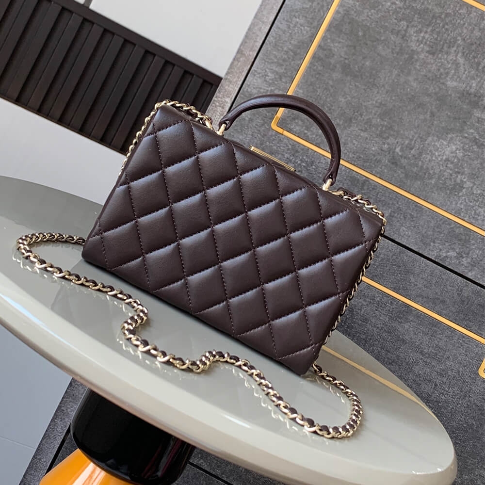 Chanel Small Box Pack AS5167 – Dark Brown - Image 3