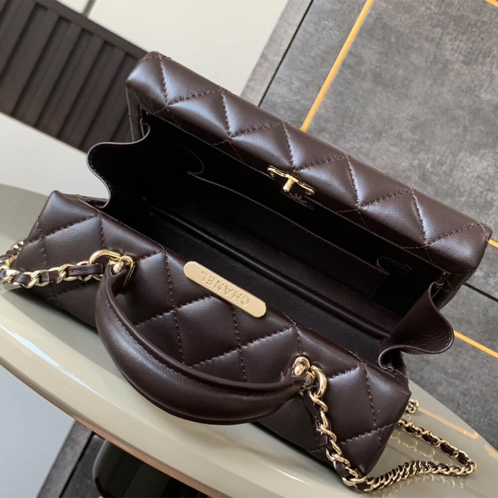 Chanel Small Box Pack AS5167 – Dark Brown - Image 6