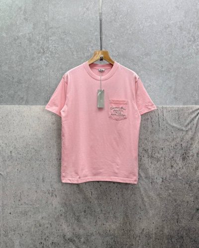 Christian Dior AAA Quailty telier Short Sleeve T-Shirt pink Christian Dior AAA Quailty telier Short Sleeve T-Shirt pink