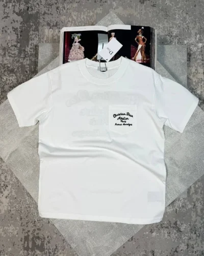 Christian Dior Atelier Premium Cotton Pocket T-Shirt back