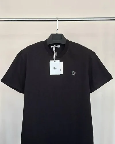Christian Dior CD Icon Relaxed-Fit Cotton Luxury Replica T-Shirt black