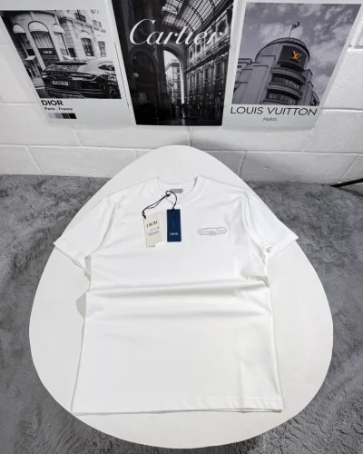 Christian Dior Couture Embroidered T-Shirt Clone Quailty