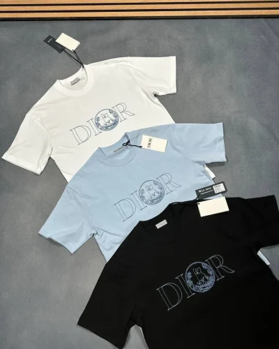 Christian Dior Hylton Nel Logo Printed T-Shirt