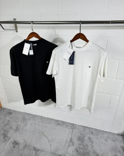 Christian Dior Luxury Replica Embroidered Bee T-Shirt