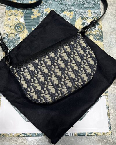 Christian Dior Mini Saddle Messenger AAA Quailty Bag back veiw