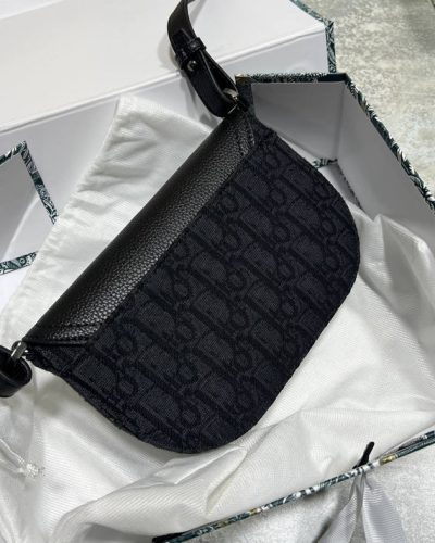 Christian Dior Mini Saddle Messenger AAA Quality Bag back view