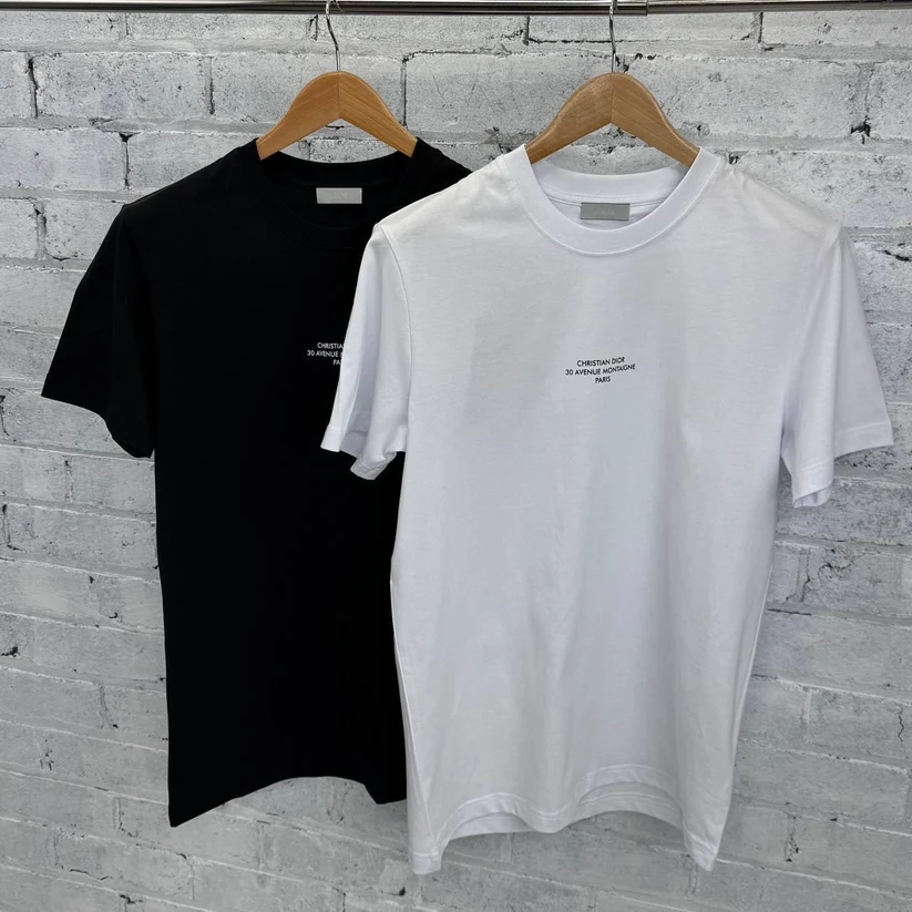 Christian Dior Montaigne Luxury Replica Short Sleeve T-Shirt