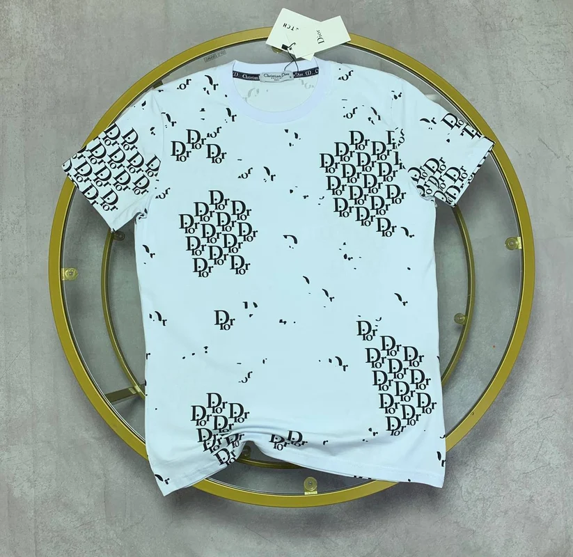 Christian Dior Oblique Jacquard T-Shirt white