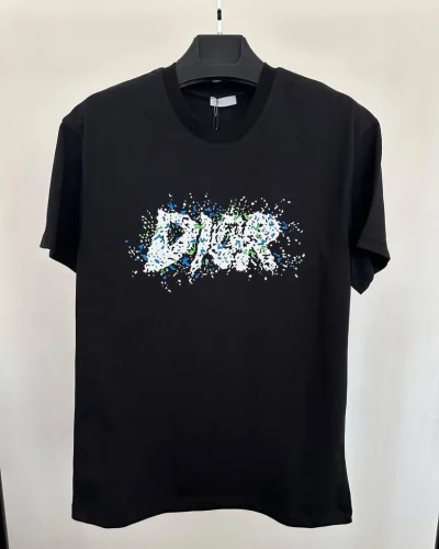 Christian Dior Paint Graphic Print T-Shirt AAA Quailty