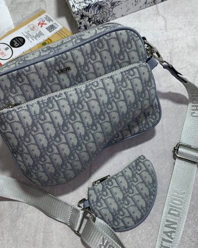 Christian Dior Saddle Triple Pouch Bag