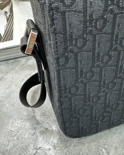 Christian Dior Super Clone Quailty Black Messenger Bag strip