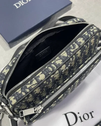 Christian Dior Zipped Pouch with Strap inner