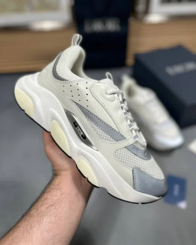 Dior B22 White Trainer side Dior B22 White Trainer side