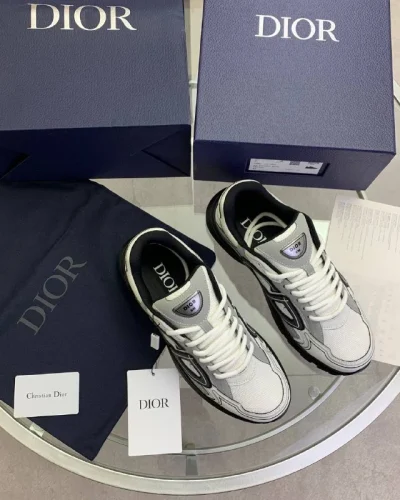 Dior B30 Luxury Fake Trainers – Grey Technical Mesh