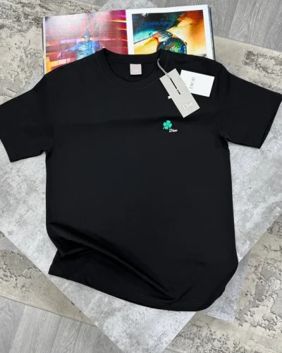 Dior Clover Embroidered T-Shirt Super Clone Quailty