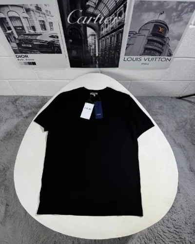 Dior Knit Crewneck T-Shirt black