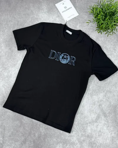 Dior Luxury Replica Monogram T-Shirt black