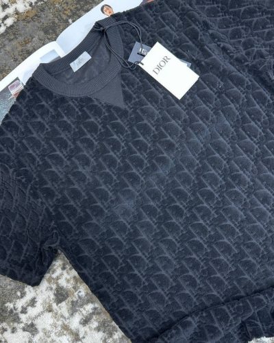 Dior Oblique Relaxed-Fit Terry Cotton T-Shirt for Men