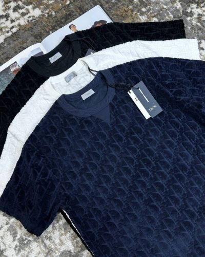 Dior Oblique Relaxed-Fit Terry Cotton T-Shirt for Men