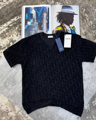 Dior Oblique Super Clone Quailty Relaxed-Fit T-Shirt black Dior Oblique Super Clone Quailty Relaxed-Fit T-Shirt black