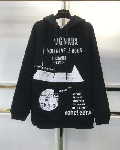 Echo Echo AAA Quailty Unisex Oversized Hoodie In Two Color