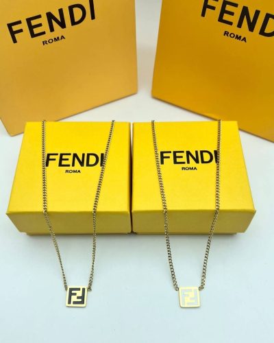 FENDI Forever Metal Necklace for Women
