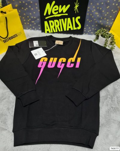 Gucci Blade Logo Print Crew Neck Super Clone Quality Jumper
