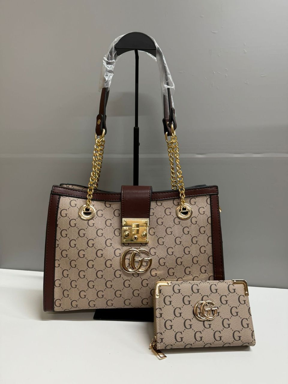 Gucci Clone Quailty Large Beige Padlock Handbag for Women