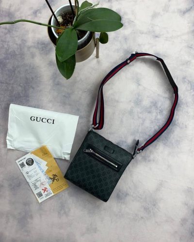 Gucci GG Men's Super Clone Quailty Small Messenger Bag with Long Strap