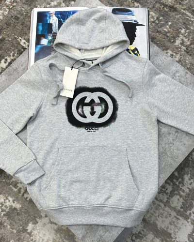 Gucci Interlocking G Graffiti Reps AAA Quality Hoodie – 2 Colours