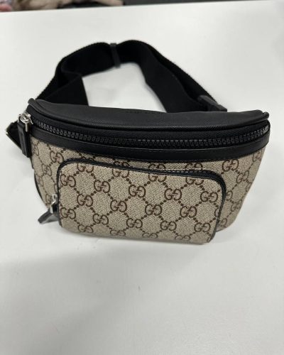 Gucci Men’s GG Supreme Canvas Eden Waist Bag