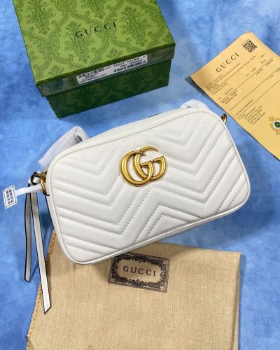 Gucci Women’s GG Marmont Quilted Shoulder Bag