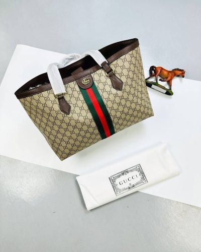 Gucci Women’s Ophidia GG Supreme Tote Bag full veiw