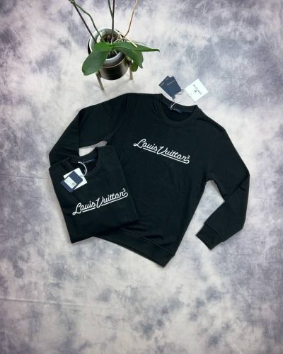 Louis Vuitton Crew Neck Reps AAA Quality Jumper for Men